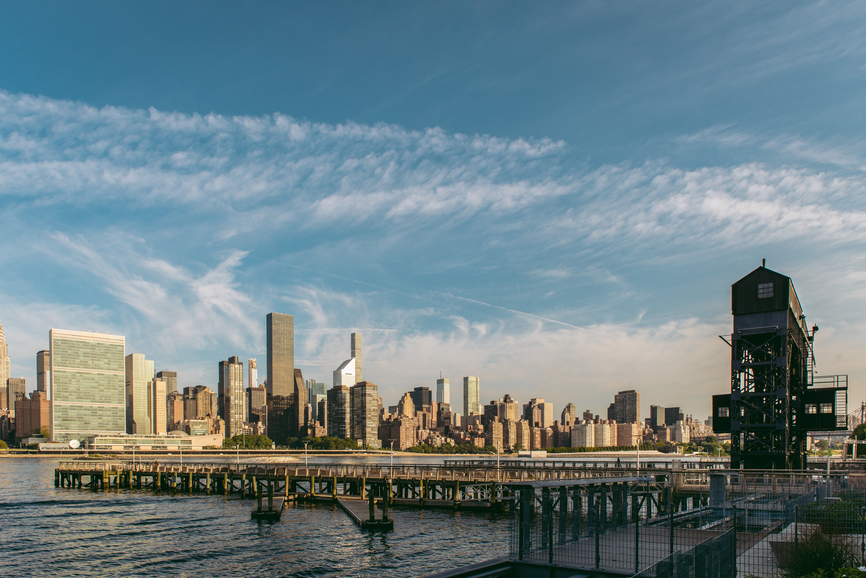 NYC midtown skyline from Long Island City