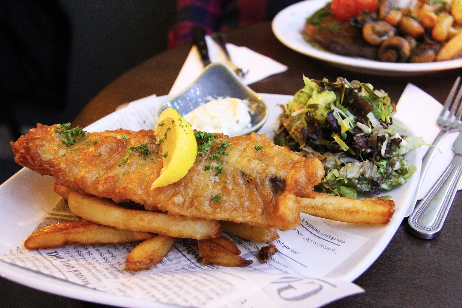 Fish And Chip Plate